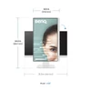 Kép 3/4 - BENQ IPS monitor 23,8" GW2486TC 1920x1080, 250 cd / m2, 5ms, 100 Hz, Eye-Care, 1xHDMI, DisplayPort, USB-C, hangszóró BenQ