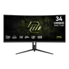 Kép 1/3 - MSI Monitor GAMING MAG 342CQRF E20 Ívelt 34" UWQHD Rapid VA 3440x1440, 200Hz 21:9, 3000:1, 300cd / m2, 0,5ms, 2xHDMI, DP MSI DT