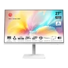 Kép 1/4 - MSI Monitor Business Modern MD272QXPW 27" QHD, 2560x1440, 100Hz, IPS 16:9, 1000:1, 400cd / m2, 4ms, HDMI, DP, USB-C, White MSI DT