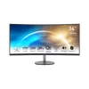 Kép 1/4 - MSI PRO MP341CQ Ívelt Monitor 34" QHD, 3440x1440, 100Hz VA 21:9, 3000:1 CR, 300cd / m2, 4 ms, HDMI, DP, Fekete