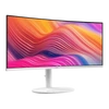 Kép 2/5 - MSI Monitor Business Modern MD342CQPW Ívelt 34" QHD, 3440x1440, 100Hz VA 21:9, 3000:1 CR, 300cd / m2, 4ms, HDMI, DP, White MSI DT