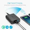 Kép 3/6 - ANKER Hálózati Töltő, PowerPort 5, 5 port, 63W, USB-A Quick Charge 3.0, fekete - A2054L11