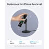 Kép 6/6 - ANKER Vezeték Nélküli Töltő és Állvány, MagGo, 15W, iPhone-hoz, EU, fekete - A25X1H11 Anker