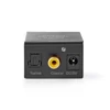 Kép 1/11 - Nedis digitális audió konverter, ACON2510BK 1 irányú Csatl. bemen.: 1x digitális RCA / 1x TosLink Csatl. kim.:1x (2x RCA NEDIS