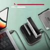 Kép 6/8 - AXAGON ADSA-DC dual SATA 2.5" / 3.5" SSD / HDD CLONE dokkoló, USB-C, 5 Gbps Axagon