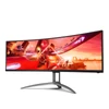 Kép 2/7 - AOC Ívelt Gaming 165Hz monitor 48,8" AG493UCX2, 5120x1440 32:9, 400cd / m2, 1ms, HDMIx3 / DisplayPort / USBx3 AOC