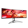 Kép 3/7 - AOC Ívelt Gaming 165Hz monitor 48,8" AG493UCX2, 5120x1440 32:9, 400cd / m2, 1ms, HDMIx3 / DisplayPort / USBx3 AOC