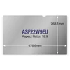 Kép 1/6 - TARGUS Betekintésvédő fólia ASF22W9EU, Privacy Screen 22"W (16:9) Targus