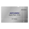 Kép 1/6 - TARGUS Betekintésvédő fólia ASF24WEU, Privacy Screen 24"W (16:10) Targus