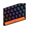 Kép 3/8 - Baracuda DOLPHIN-B / BL-US, BGK-03121B / BL-US, fekete mechanikus gamer billentyűzet kék kapcsolóval, angol Baracuda