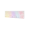 Kép 2/6 - Baracuda DOLPHIN-W / R-US, BGK-03211W / R-US  fehér mechanikus gamer billentyűzet piros kapcsolóval, angol Baracuda