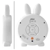 Kép 4/8 - Alecto BC100BUNNY Alvástréner éjszakai fény és ébresztőóra nyúl Alecto