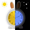 Kép 5/8 - Alecto BC100BUNNY Alvástréner éjszakai fény és ébresztőóra nyúl Alecto