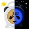 Kép 5/8 - Alecto BC100PANDA Alvástréner éjszakai fény és ébresztőóra panda Alecto
