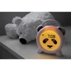 Kép 7/8 - Alecto BC100PANDA Alvástréner éjszakai fény és ébresztőóra panda Alecto