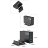 Kép 3/3 - BLACKBIRD Hálózati Töltő GAN 135W 3xUSB-C 20W + 3xUSB 5V, Fekete BlackBird