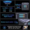 Kép 2/2 - BLACKBIRD Töltőállomás GAN BK-126D 420W 2xUSB-C PD 140W + 4xUSB-C PD 100W + QC 60W Kijelzővel, Fekete BlackBird