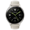 Kép 1/6 - Xiaomi Watch 2 Titan Gray Case With White Leather Strap / BHR9306GL