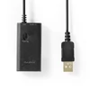 Kép 1/5 - Nedis BTTR050BK, bluetooth adó, Audio / video / adatcsatlakozók bemenete: 1x AUX / 1x USB | SBC NEDIS