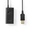 Kép 2/6 - Nedis BTTR100BK bluetooth adó, Audio / video / adatcsatlakozók bemenete: 1x AUX / 1x USB | AptX / SBC, memória 2 eszközre NEDIS