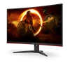 Kép 4/6 - AOC Ívelt Gaming 240Hz VA monitor 31.5" C32G2ZE / BK, 1920x1080, 16:9, 300cd / m2, 1ms, 2xHDMI / DisplayPort