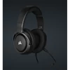 Kép 2/7 - CORSAIR Vezetékes Headset, HS35 Gaming, Zajszűrő, USB, fekete Corsair