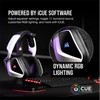 Kép 7/8 - CORSAIR Vezeték Nélküli Headset, VOID RGB ELITE Wireless Premium Gaming, 7.1 Hangzás, RGB, fekete Corsair