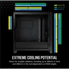 Kép 4/9 - CORSAIR Ház 4000D AIRFLOW, Tápegység nélkül, Edzett Üveg, fekete Corsair