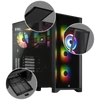 Kép 3/3 - CORSAIR iCUE 4000X RGB Edzett Üveg Mid-Tower Gépház, Fekete