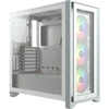 Kép 3/3 - CORSAIR iCUE 4000X RGB Edzett Üveg Mid-Tower Gépház, Fehér