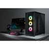 Kép 1/3 - CORSAIR iCUE 5000X RGB Edzett Üveg Mid-Tower Smart Gépház, Fekete