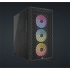 Kép 1/8 - CORSAIR Ház 3000D RGB AIRFLOW, 3xAR120 RGB Ventilátorral, Tápegység nélkül, Edzett Üveg, fekete Corsair