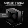 Kép 6/8 - CORSAIR Ház iCUE LINK 2500X RGB, 2x RX120 RGB Ventilátor, Tápegység nélkül, Edzett Üveg, fekete Corsair