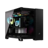 Kép 1/8 - CORSAIR Ház iCUE LINK 2500X RGB, 2x RX120 RGB Ventilátor, Tápegység nélkül, Edzett Üveg, fekete Corsair