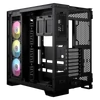 Kép 3/11 - CORSAIR Ház iCUE LINK 6500X RGB, 3x iCUE LINK RX120 RGB Ventilátor, Tápegység nélkül, Edzett Üveg, fekete Corsair