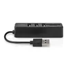 Kép 2/11 - Nedis CCGB60250BK01 kombó kártyaolvasó, 3x USB A anya, USB 2.0, USB tápellátás, SD és MicroSD NEDIS