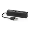 Kép 6/11 - Nedis CCGB60250BK01 kombó kártyaolvasó, 3x USB A anya, USB 2.0, USB tápellátás, SD és MicroSD NEDIS