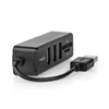 Kép 9/11 - Nedis CCGB60250BK01 kombó kártyaolvasó, 3x USB A anya, USB 2.0, USB tápellátás, SD és MicroSD NEDIS