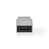 Kép 3/11 - Nedis CCTB60925AL USB-A adapter, USB 3.2 Gen 1, USB-A férfi, USB-C™ anya, 5 Gbps,  kerek,  Nikkelezett, Ezüst NEDIS
