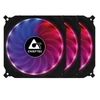 Kép 3/6 - CHIEFTEC Ventilátor + Vezérlő, CF-3012-RGB, 12cm, 3 darab RGB Ventilátor + RGB vezérlő + Távirányító Chieftec