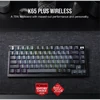 Kép 1/11 - CORSAIR Vezeték Nélküli Billentyűzet Gaming, K65 PLUS 75%, Mechanikus, MLX Red switch, US, fekete Corsair