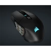Kép 4/9 - CORSAIR Vezeték Nélküli Egér Gaming, SCIMITAR ELITE WIRELESS MMO, 16 programozható gomb, 26000dpi, fekete Corsair