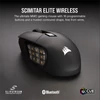 Kép 5/9 - CORSAIR Vezeték Nélküli Egér Gaming, SCIMITAR ELITE WIRELESS MMO, 16 programozható gomb, 26000dpi, fekete Corsair