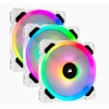 Kép 2/8 - CORSAIR Rendszerhűtő Ventilátor, LL120 RGB + Lighting Node PRO Kontroller + HUB, 12cm, fehér, 3db / csomag Corsair