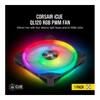 Kép 2/5 - CORSAIR Rendszerhűtő Ventilátor, iCUE QL120 RGB, 12cm, fekete Corsair