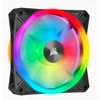 Kép 1/5 - CORSAIR Rendszerhűtő Ventilátor, iCUE QL120 RGB, 12cm, fekete Corsair