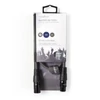 Kép 3/3 - Nedis COTH15012GY05 DMX adapter kábel, XLR 3 tűs dugó, XLR 3 tűs anya,  Nikkelezett, 0,50 m,  kerek, PVC, Sötétszürke NEDIS