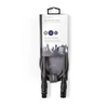 Kép 3/3 - Nedis COTH15012GY15 DMX adapter kábel, XLR 3 tűs dugó, XLR 3 tűs anya,  Nikkelezett, 1,5 m,  kerek, PVC, Sötétszürke NEDIS