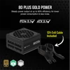 Kép 3/5 - CORSAIR Tápegység Moduláris, RM1200e, 1200W, 14cm, ATX3.1, 80+ Gold Corsair