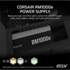 Kép 2/6 - CORSAIR Tápegység Moduláris, RM1000e, 1000W, 12cm, ATX 3.1, PCIe 5.1, BOX, Cybenetics Gold Corsair